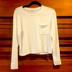 Wilfred free crop neck top